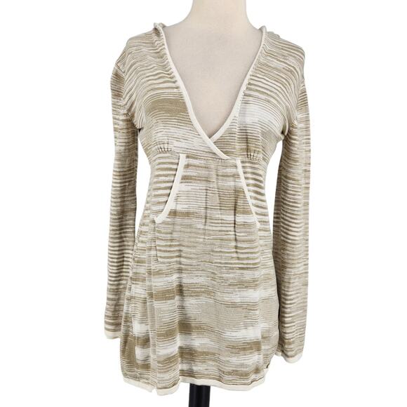 Athleta Hooded Space Dye Sweater Womens Size Medium - Picture 2 of 6